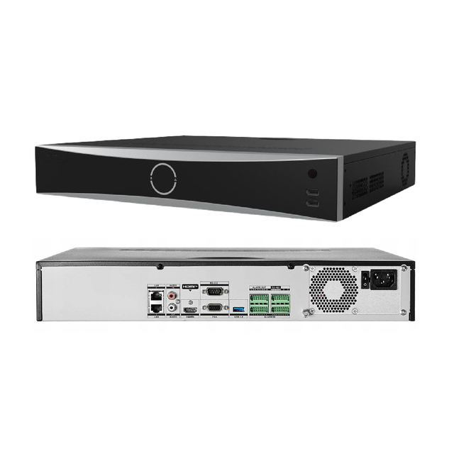Hik DS-7732NXI-K4 32-Channel 4K AcuSense NVR with Facial Recognition 1.5U K Series 4 SATA Network Video Recorder in Stock
