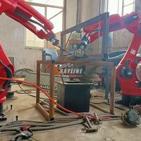 Robot industriel 6 axes haute stabilité, charge utile de 15 kg, pour la solution d'automatisation de l'inspection et du calibrage des pièces moteur, robot collaboratif