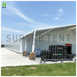 Carpa Excelente, Carpa Grande Tipo Almacén, Cubierta Rectangular de PVC, Estructura Metálica, Solución de Almacenamiento Industrial Móvil - Product Image 3