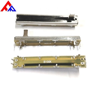 High Durability Instrument Volume Adjustment <b>Sliding</b> Potentiometer 45mm 60mm 100mm - Product Image 4