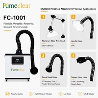 Machine industrielle d'amortisseur de fumée d'extracteur de vapeur de Laser d'aspiration de puissance élevée pour CO2 VOCS petit fabricant de Laser DTF bricolage purificateur d'air
