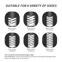 Lalasis Lacets plats en coton pour baskets Lacets solides pour chaussures athlétiques