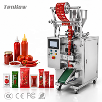 Machine d'emballage automatique intelligente et durable pour sachets de ketchup, sauce chili et pâte, avec remplissage et scellage par portions