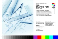 Película Mate para Plotter, Duradera y Antiestática, Ideal para Impresiones de Gran Formato CAD y Arquitectónicas