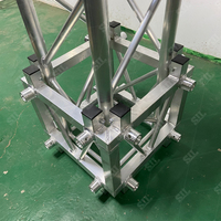 SIL Soporte de tierra de aluminio personalizado Line Array Stand Truss Altavoz Levantamiento Truss Rigging Tower Lift System 8 Ft Stage Truss Tower