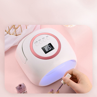 Lampe UV LED rechargeable sans fil 72W, sécheuse à ongles pour salon, portable, sans fil, pour filles