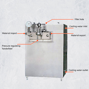 Continuous Milk Industry High Pressure Homogenizer Fruit <b>Juice</b> Processing Plant Homogenizer <b>Machine</b> - Product Image 6