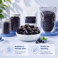 OEM Bulk Gedroogde Blauwe Bessen Hele Natuurlijke Zure Zachte Zonder Toegevoegde Suiker Antioxidantenrijk Gezonde Snack Fruit Superfood 10kg