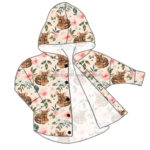 Veste d'été décontractée pour bébés garçons et filles <span class=keywords><strong>Manteau</strong></span> réversible à la mode avec capuche légère et design mignon - Product Image 3
