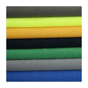 Tissu de sport fabricants de textiles maille oeil d'oiseau jersey fabtic 100% fil de polyester jacquard tissus tricotés pour vêtements