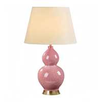 Lampe de table en céramique et laiton personnalisée, style américain simple, chambre à coucher, style chinois, salon européen, hôtel, lampe de chevet LED
