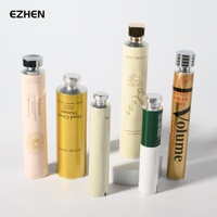 Tube pliable en aluminium 100 % recyclable personnalisé pour cosmétiques, tube de dentifrice rechargeable, tube pour crème capillaire, tube pour crème pour les mains