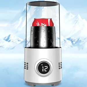 CốC Làm Lạnh Mini Máy Uống Nước Lạnh Và Ấm Chạy Điện Máy Làm Mát Uống Bia Hoạt Động Một Phím Giá Đỡ Cốc Làm Mát Tùy Chỉnh