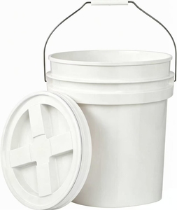 Food Grade 5 Gallon Bucket with Screw Top Lid Heavy Duty BPA-Free, Food-Grade Plastic, Multi-<strong>Purpose</strong> Plastic <strong>Container</strong> - Product Image 2