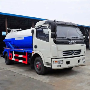 Camión de Succión de Aguas Residuales DFAC 4x2 de 8000 Litros, Camión con Tanque de Vacío, Camión con Bomba para Fosas Sépticas, Camión para Vaciar Fosas Sépticas - Product Image 4