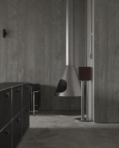 Panel decorativo personalizable para decoración de pared Wabi-Sabi para interiores, panel decorativo de grano de madera de hormigón de cara justa, fabricación industrial - Product Image 2