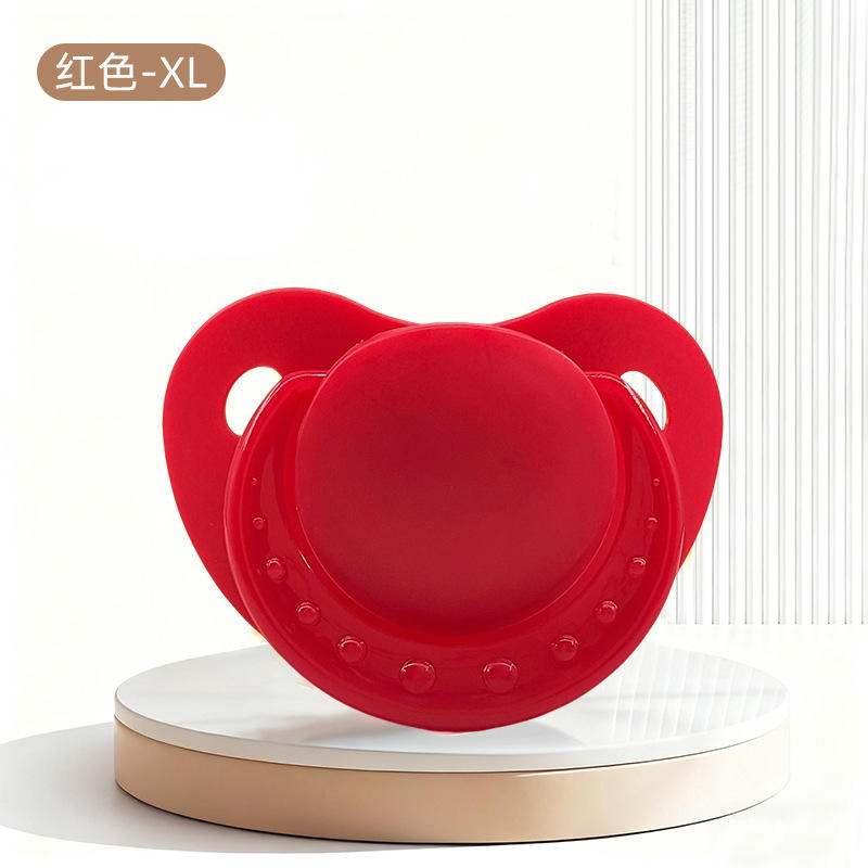 Sucette adulte rouge