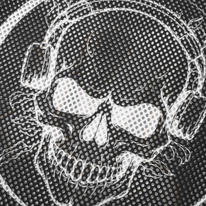 Wholesale High Quality <b>Skull</b> DTG Print Casual Streetwear Two Pieces Long Sleeve <b>Tshirts</b> for Men - Product Image 4