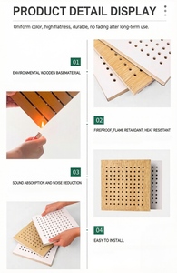 Paneles Acústicos Perforados: Absorbentes de Sonido, Ecológicos e Ignífugos, Ideales para Salas de Ópera y Estudios de Grabación. - Product Image 5