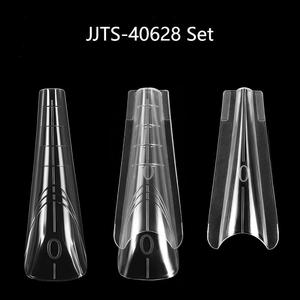 280 pièces de moules à ongles sandwich double forme (superior et inférieur) pour extension rapide, outil de construction d'ongles pour manucure en salon - Product Image 3