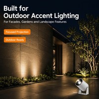 Projecteur COB haute performance IP65 à angle réglable et à haut lumen, installation multiple pour villas et développeurs résidentiels haut de gamme