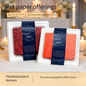 Papel para mascotas para sacrificar en memoria de gatos y perros, papel simulado para quemar, papel para snacks, ropa de papel. - Product Image 1