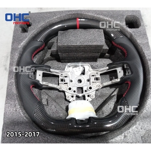 Volante de Fibra de Carbono Real en Stock en EE. UU. para <span class=keywords><strong>Ford</strong></span> <span class=keywords><strong>Mustang</strong></span> EcoBoost GT <span class=keywords><strong>Shelby</strong></span> GT350 <span class=keywords><strong>GT350R</strong></span> 2015-2017 2018-2023 - Product Image 6
