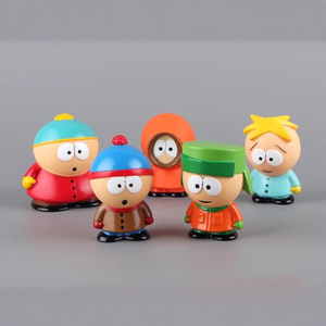 Figurines miniatures South Park, lot de 5, jouets en plastique PVC, figurine artistique, dessin animé, anime, <span class=keywords><strong>Kenny</strong></span>, figurine d'action South Park, cadeau - Product Image 4