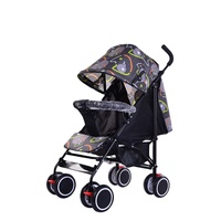 Poussette bébé 3 en 1 très luxueuse avec absorption des chocs à quatre roues multifonctionnalité de voyage pliable et pratique