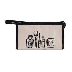 Sac de maquillage en toile écologique Senda Made, fermeture éclair personnalisée, mode vietnamienne, cosmétique, SRD19-013G - Product Image 3