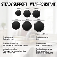 Pads antidérapants universels super adhérents, résistants à la chaleur, imperméables, réutilisables, sans résidu de colle, pour verre et meubles
