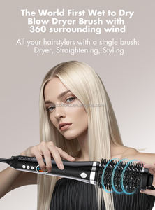 Peigne à air chaud à grande vitesse, sèche-cheveux à double usage humide et sec, peigne à cheveux droit électrique peigne sèche-cheveux domestique à séchage rapide - Product Image 2