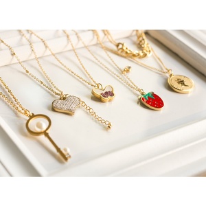 Collier pendentif tendance 2020, acier inoxydable, pendentif coloré, bijoux de qualité supérieure - Product Image 5