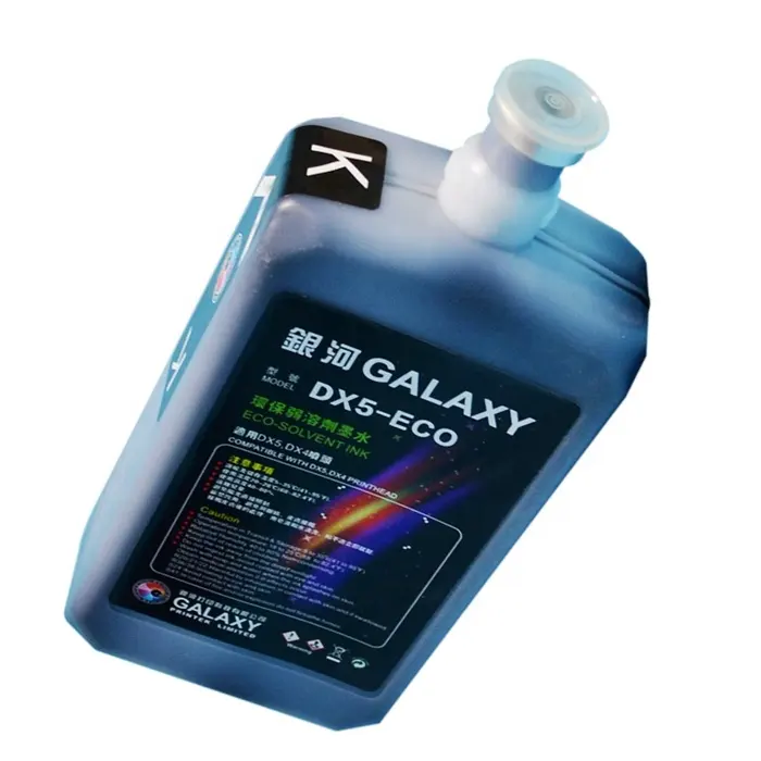 Поставщик из Гуанчжоу, принтер galaxy dx5, экологически чистые чернила для печатающей головки dx4