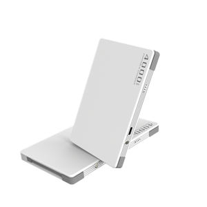<span class=keywords><strong>Téléphone</strong></span> portable portable en aluminium charge rapide batterie portable taille carte de <span class=keywords><strong>crédit</strong></span> chargeur de <span class=keywords><strong>téléphone</strong></span> câble intégré 4000mah Mini Power <span class=keywords><strong>Bank</strong></span> - Product Image 2