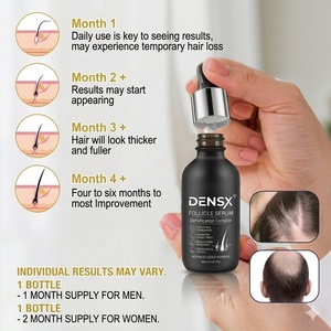 Sérum de ricin végétalien à l'huile de marque privée infusé au romarin traitement à la kératine et à la biotine avec spray pour la croissance des <span class=keywords><strong>cheveux</strong></span> au gingembre - Product Image 4