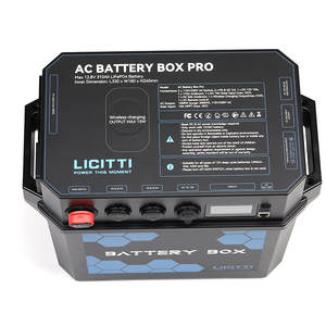 Portatile 12V litio 100ah ACDC scatola di <span class=keywords><strong>batteria</strong></span> con Inverter 220V & 240V campione esterno per uso portatile - Product Image 3