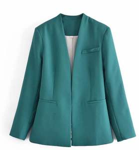 Nouvelle veste de costume décontractée simple et mince, multicolore, couleur pure, tendance, commerce extérieur, été - Product Image 6