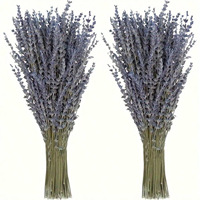 Natürlicher Getrockneter Lavendel-Blumenstrauß Duftender Bouquet für Heimdekoration Wohnzimmer Schlafzimmer Aromatherapie Innenraum