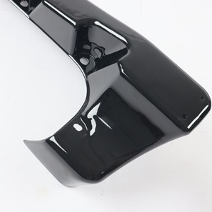 Extensions de sacoche dure noire à double coupe de 4 pouces pour <span class=keywords><strong>Harley</strong></span> Touring Models1994-2013 vente directe d'usine - Product Image 5