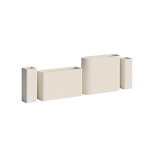 Customized Outdoor Flower Box Combination Metal Floor Standing For Shopping Mall Landscaping Partition - Product Image 3