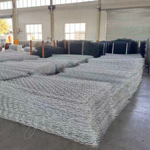 Boîte en <span class=keywords><strong>pierre</strong></span> tissée hexagonale, panier gabion en <span class=keywords><strong>pierre</strong></span>, cage en treillis métallique pour rivière, traitement de surface galvanisé à chaud - Product Image 4