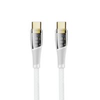 Kabel Data Pengisian Cepat 100W Tipe C ke C, Kabel USB-C 3A 5A untuk Pengisian Cepat Ponsel