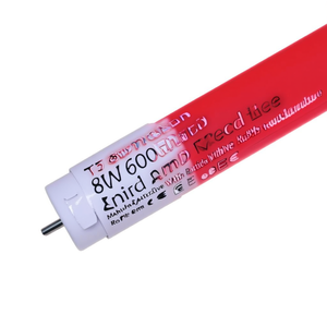 Tubo LED Rosso T8 8W 600mm Attivo a Singola Estremità con Certificazione CE RoHS - Product Image 2