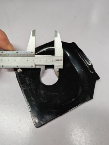 A040980 Plaque d'usure pour suspension pneumatique de type allemand (Tambour noir), 12 tonnes, 30 trous - Product Image 4