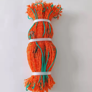 Bolsa de malla personalizada para cebo vivo, de HDPE y poliéster, con cuerda tejida sin nudos y almohadilla de <span class=keywords><strong>cuero</strong></span>, para trampas de cangrejo, pesca de langosta y acuicultura - Product Image 2