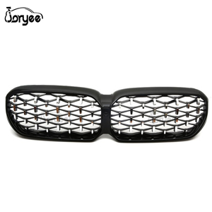 Grille de calandre avant de voiture Joryee en carbone noir, style diamant, pour <span class=keywords><strong>BMW</strong></span> <span class=keywords><strong>X2</strong></span> F39 2019-2022 2020 - Product Image 1