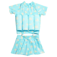 Maillot de bain flottant à fleurs avec flottabilité réglable maillot de bain enfant en bas âge maillot de bain une pièce gilet de bain d'été