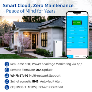 Bateria de Alta Tensão para Energia Residencial 9.04kWh LiFePO4 com BMS Integrado e Película de Aquecimento para Armazenamento Solar Residencial em Climas Frios - Product Image 5