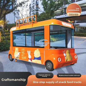Camión de Comida de Apariencia Elegante, Moderno y Estilizado, Carrito Móvil para Venta de Snacks - Product Image 4